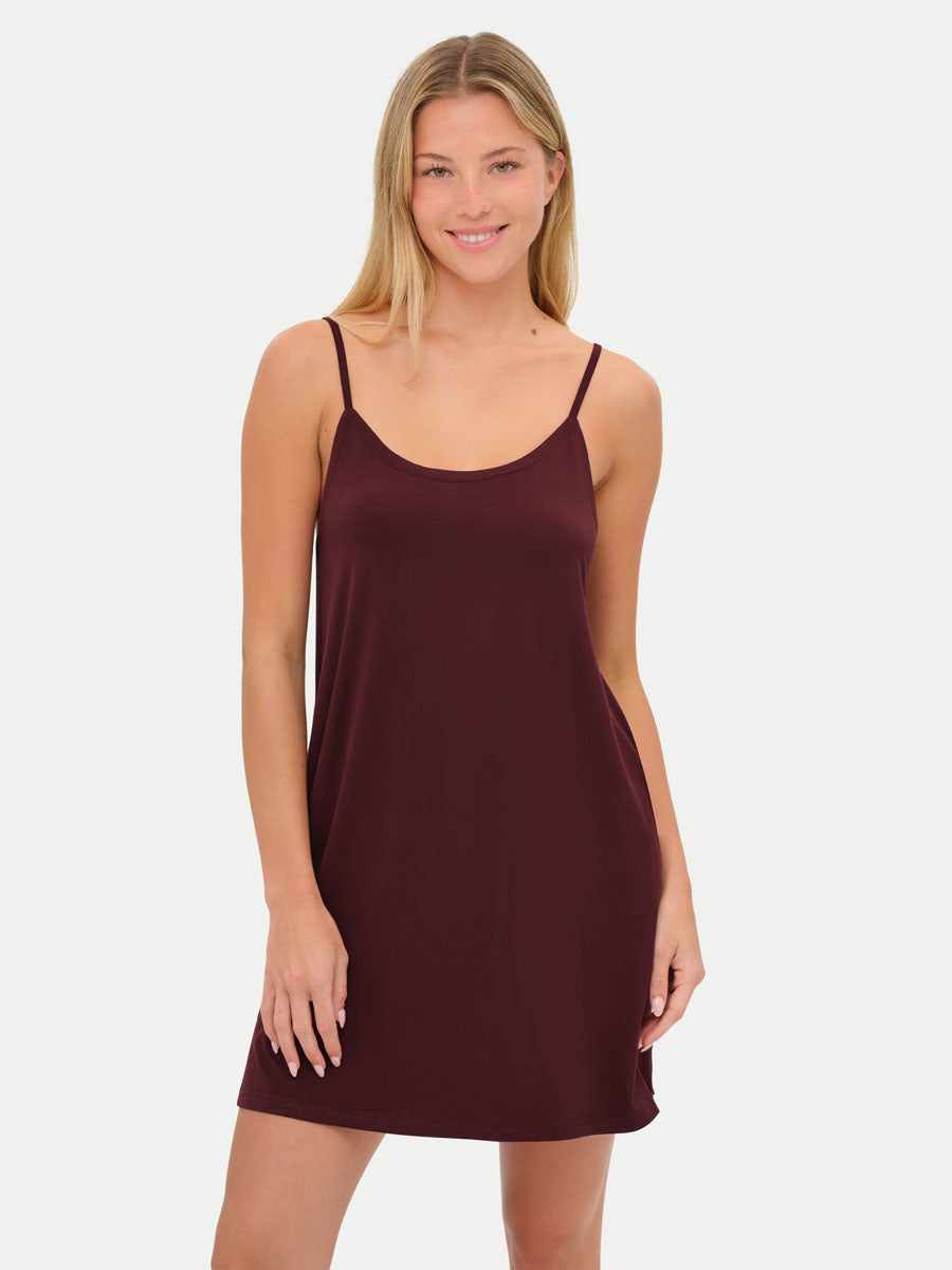 Sleeveless Short Bamboo Sleepshirt