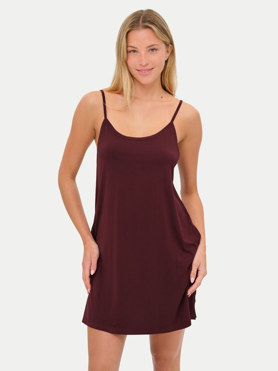 Sleeveless Short Bamboo Sleepshirt