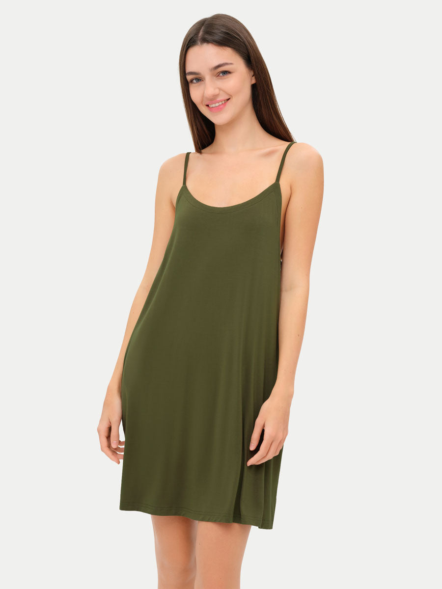 Sleeveless Short Bamboo Sleepshirt
