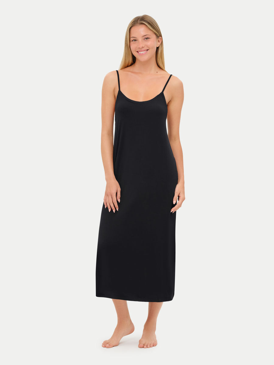 Sleeveless Long Bamboo Sleepshirt