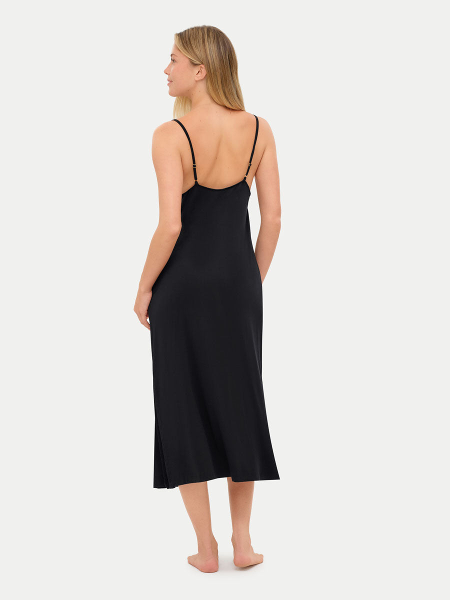 Sleeveless Long Bamboo Sleepshirt