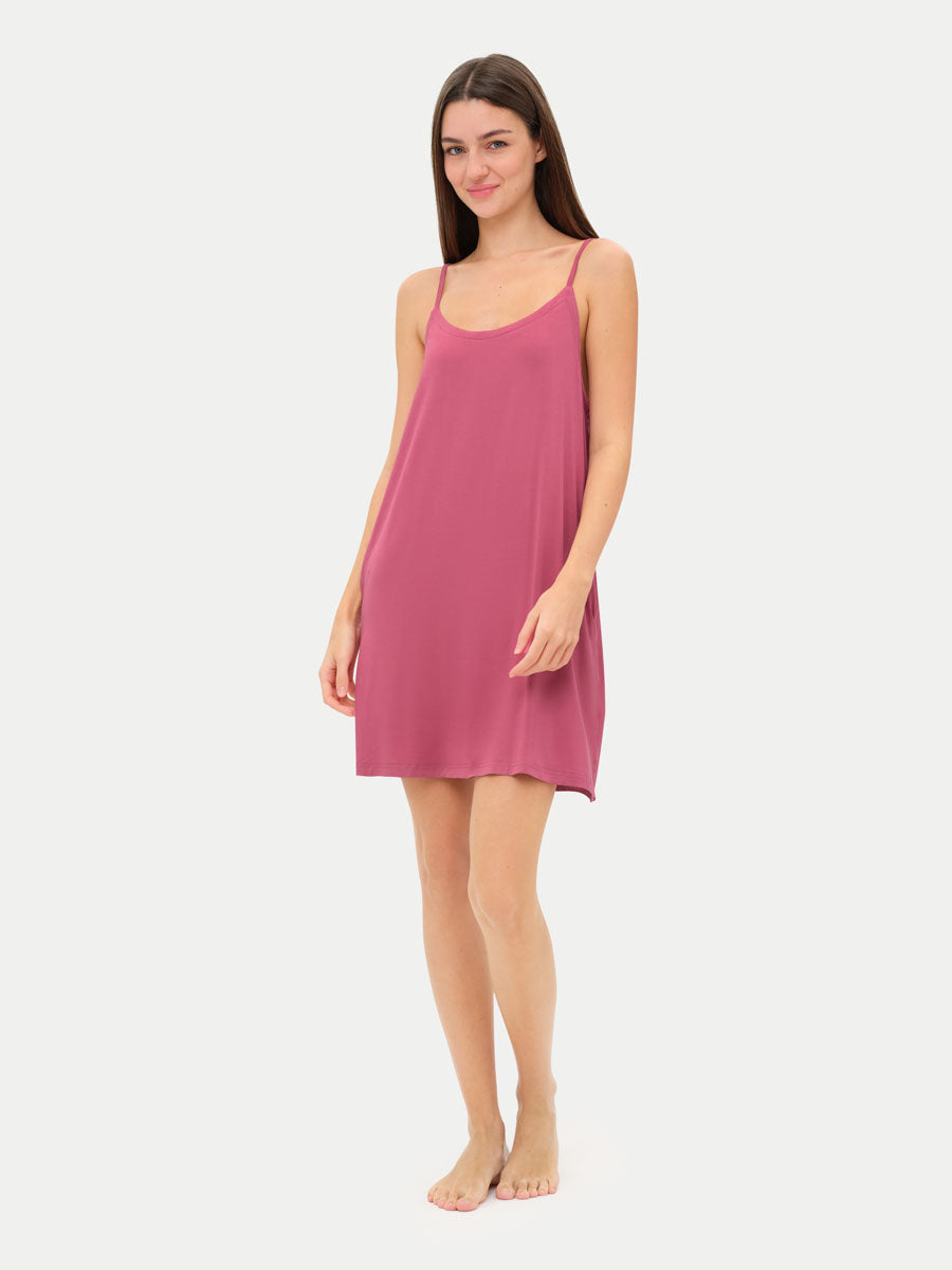 Sleeveless Short Bamboo Sleepshirt
