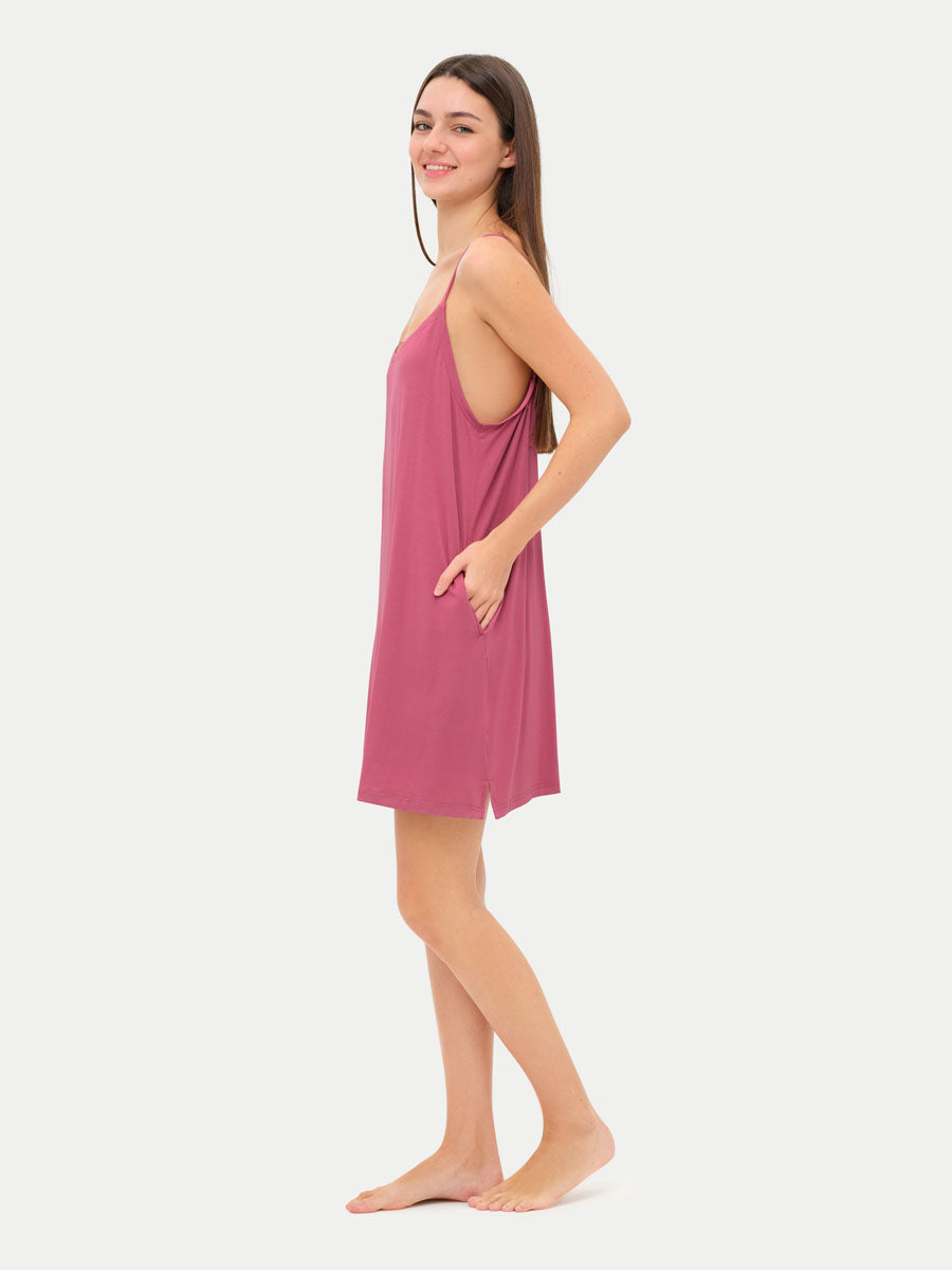 Sleeveless Short Bamboo Sleepshirt