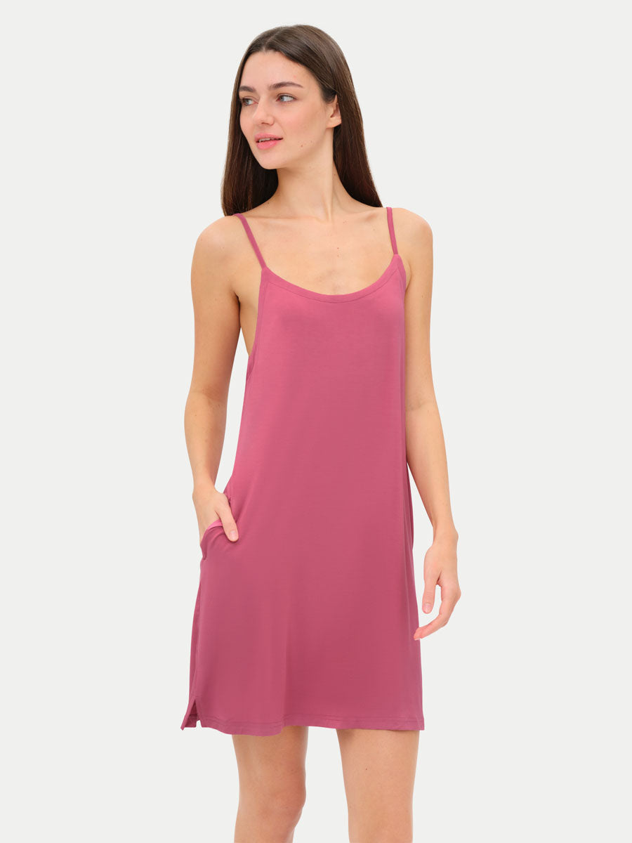 Sleeveless Short Bamboo Sleepshirt