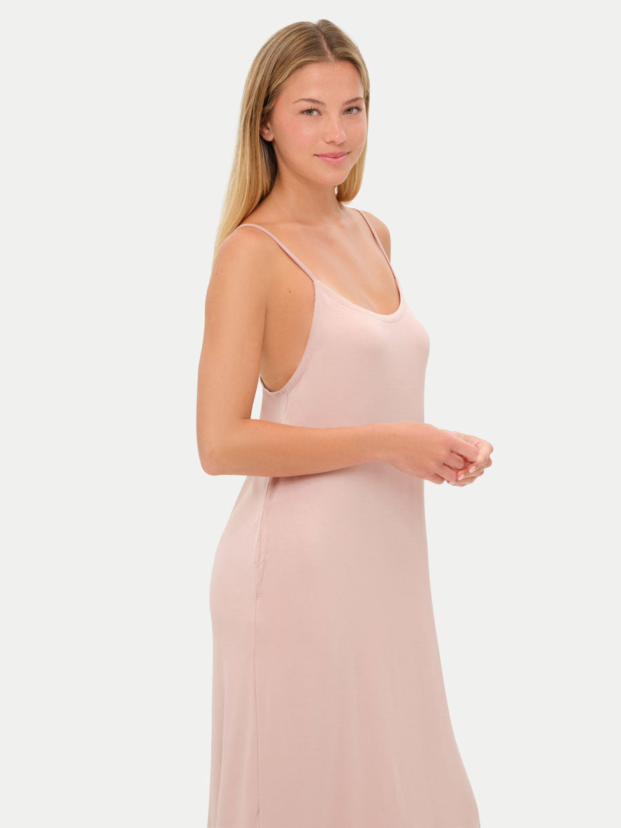 Sleeveless Long Bamboo Sleepshirt