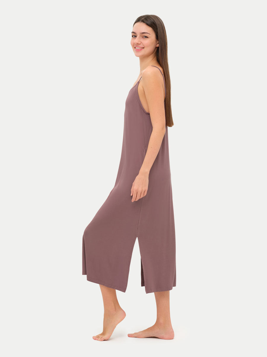 Sleeveless Long Bamboo Sleepshirt