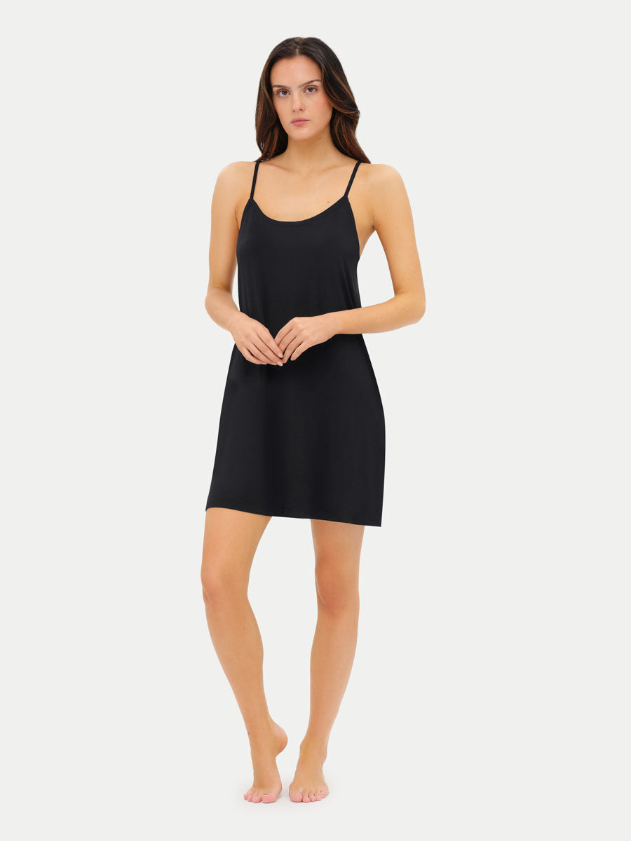 Sleeveless Short Bamboo Sleepshirt