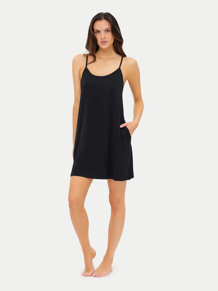 Sleeveless Short Bamboo Sleepshirt
