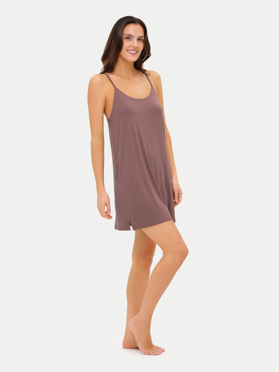 Sleeveless Short Bamboo Sleepshirt