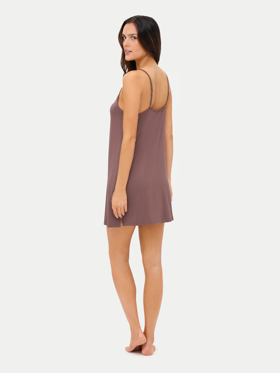 Sleeveless Short Bamboo Sleepshirt