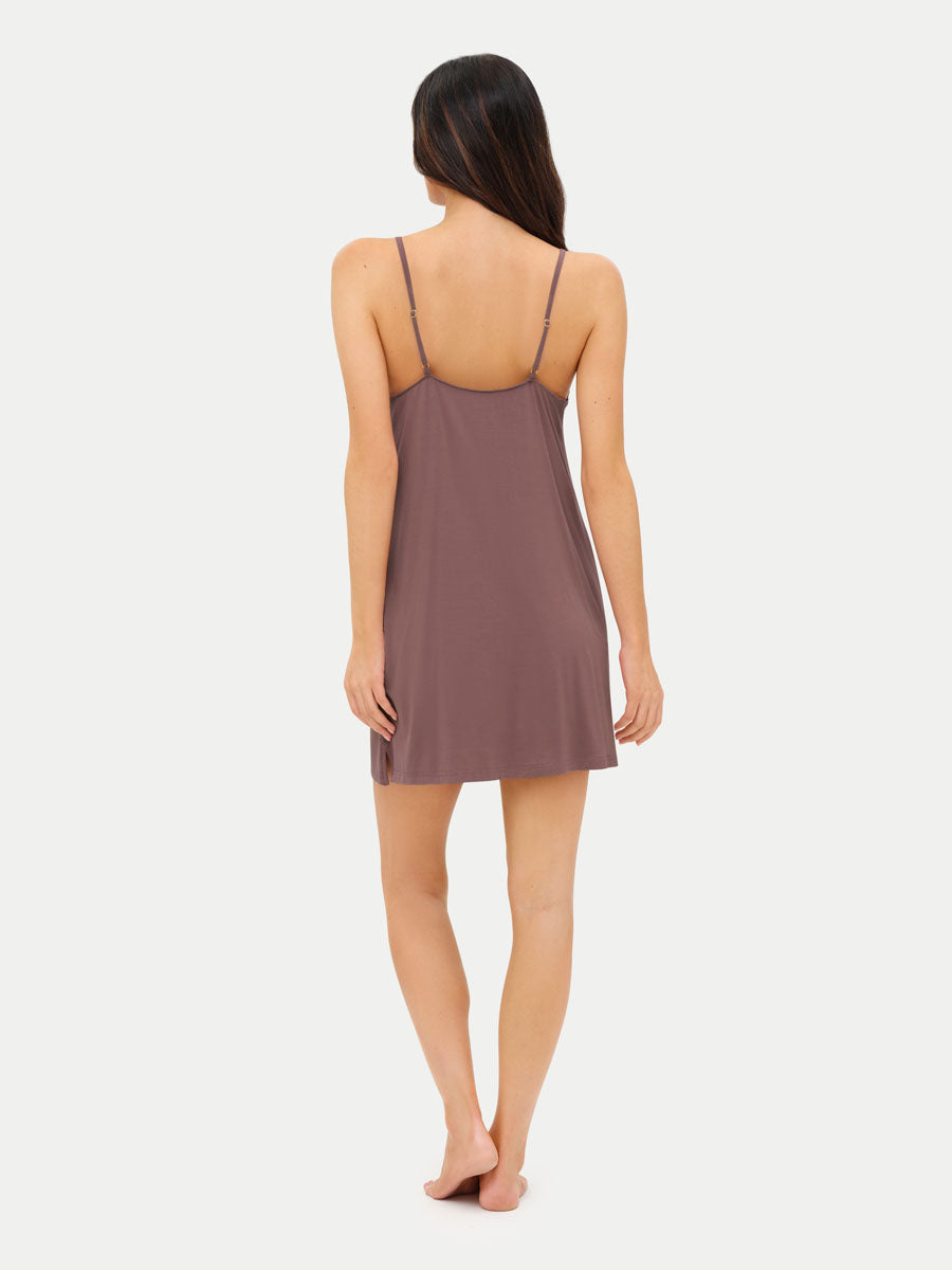 Sleeveless Short Bamboo Sleepshirt
