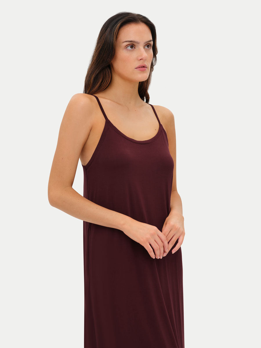 Sleeveless Long Bamboo Sleepshirt