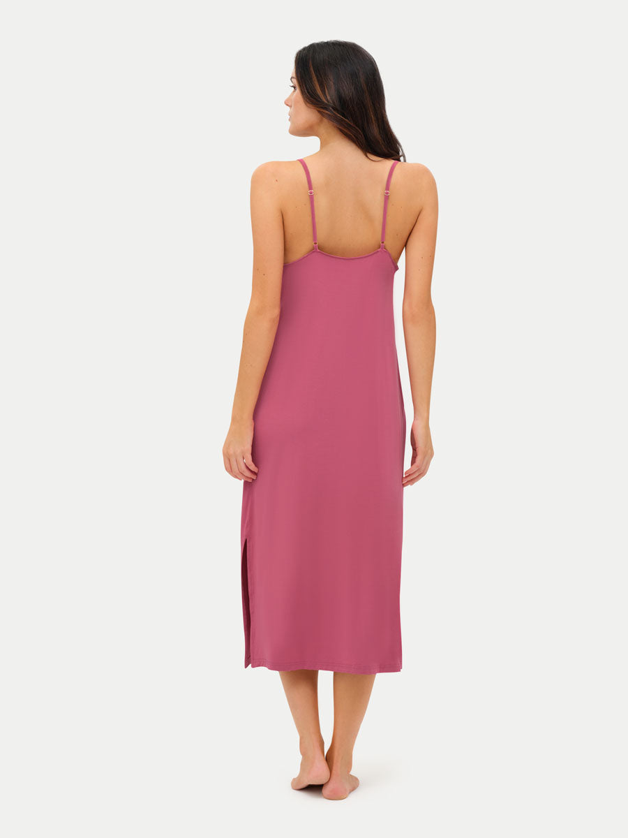 Sleeveless Long Bamboo Sleepshirt