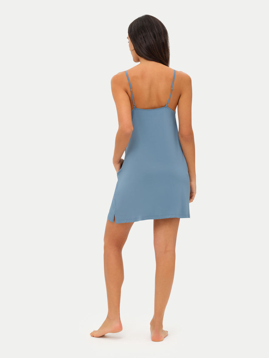 Sleeveless Short Bamboo Sleepshirt