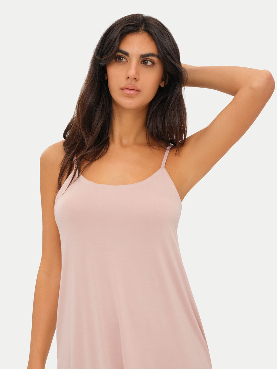 Sleeveless Short Bamboo Sleepshirt