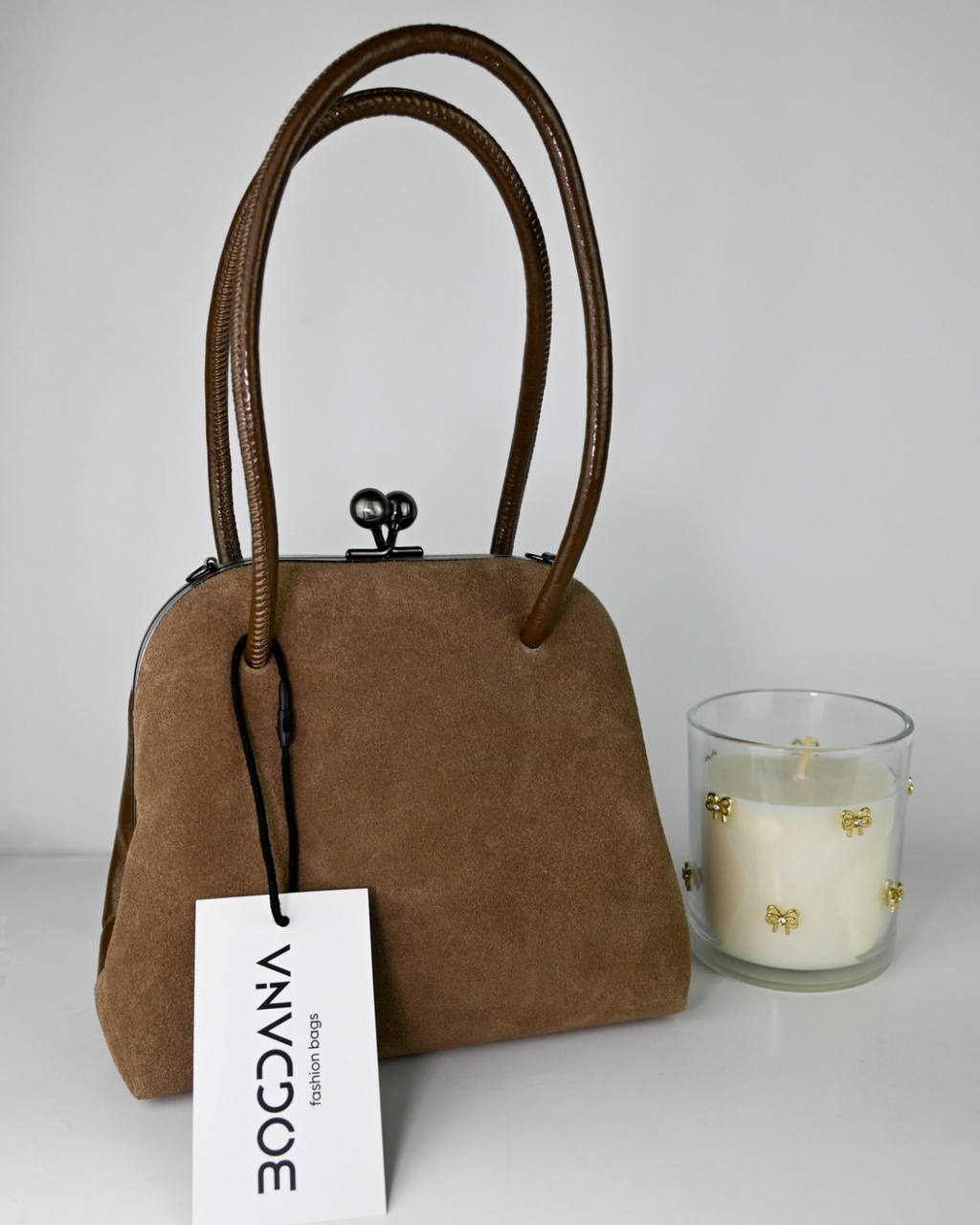 Bag “Kokosha” – Genuine Suede Handbag