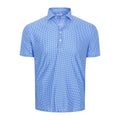 Featherweight Flex Polo Blue Micro Gingham