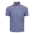 Featherweight Flex Polo Navy Micro Gingham