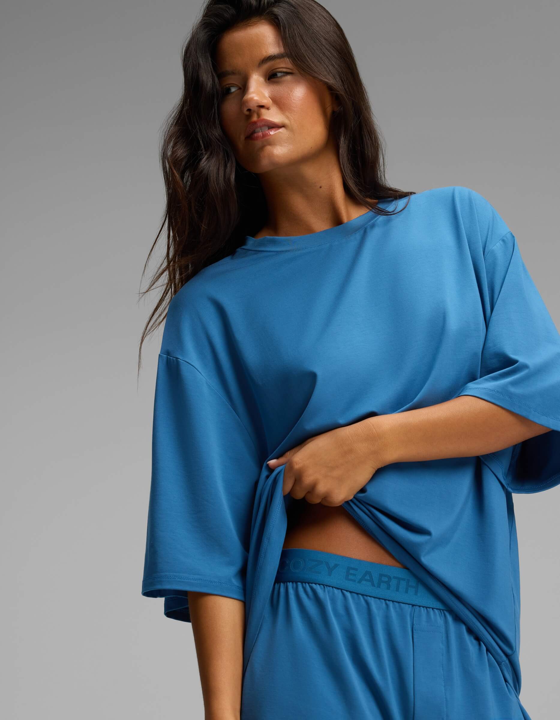 Women's First Layer Boyfriend Sleep Tee & Boxer Short Set