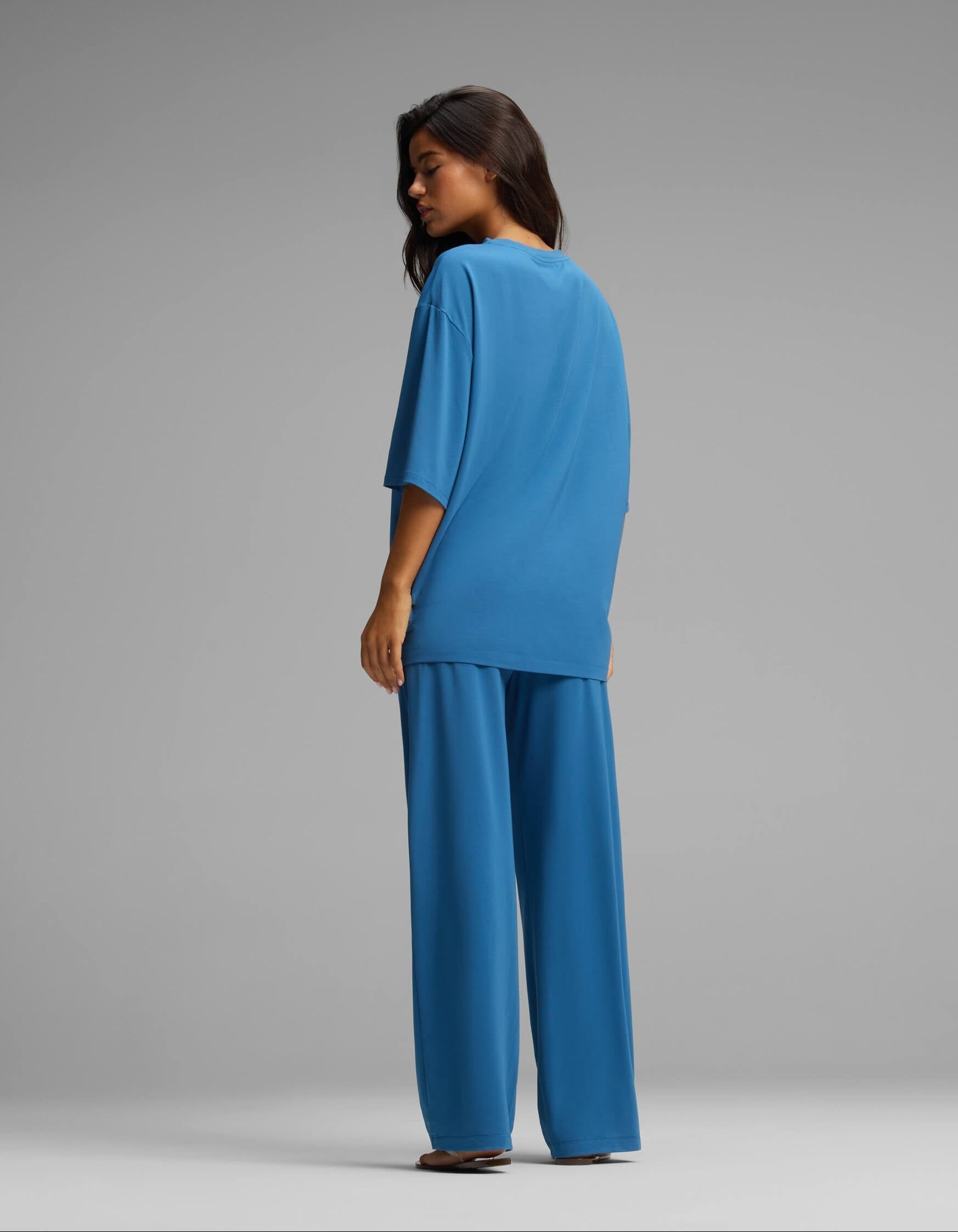 Women's First Layer Boyfriend Sleep Tee & Pajama Pant Set