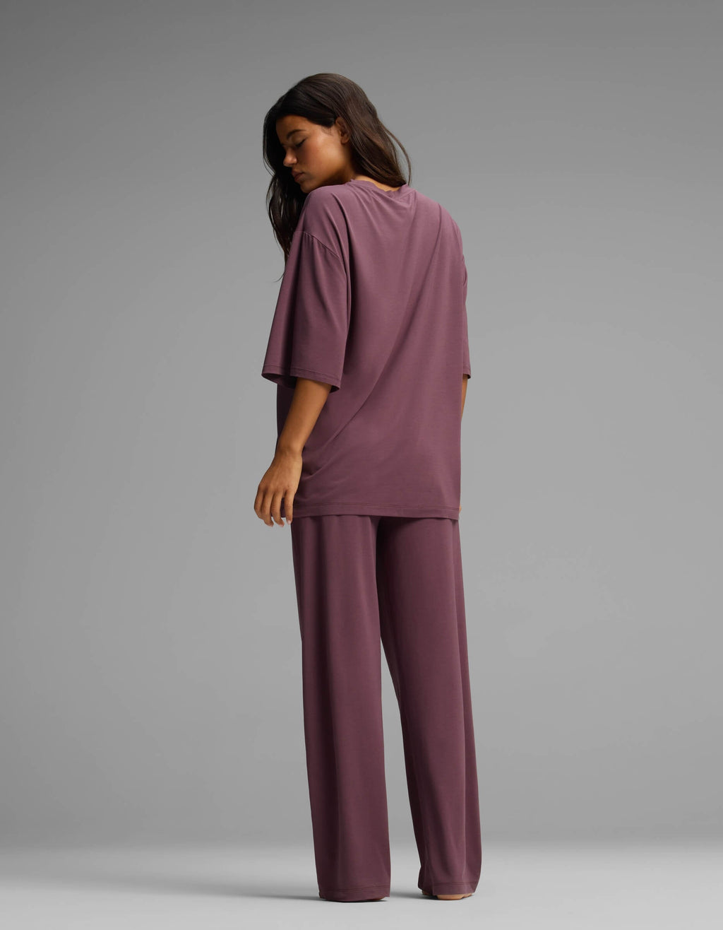 Women's First Layer Boyfriend Sleep Tee & Pajama Pant Set