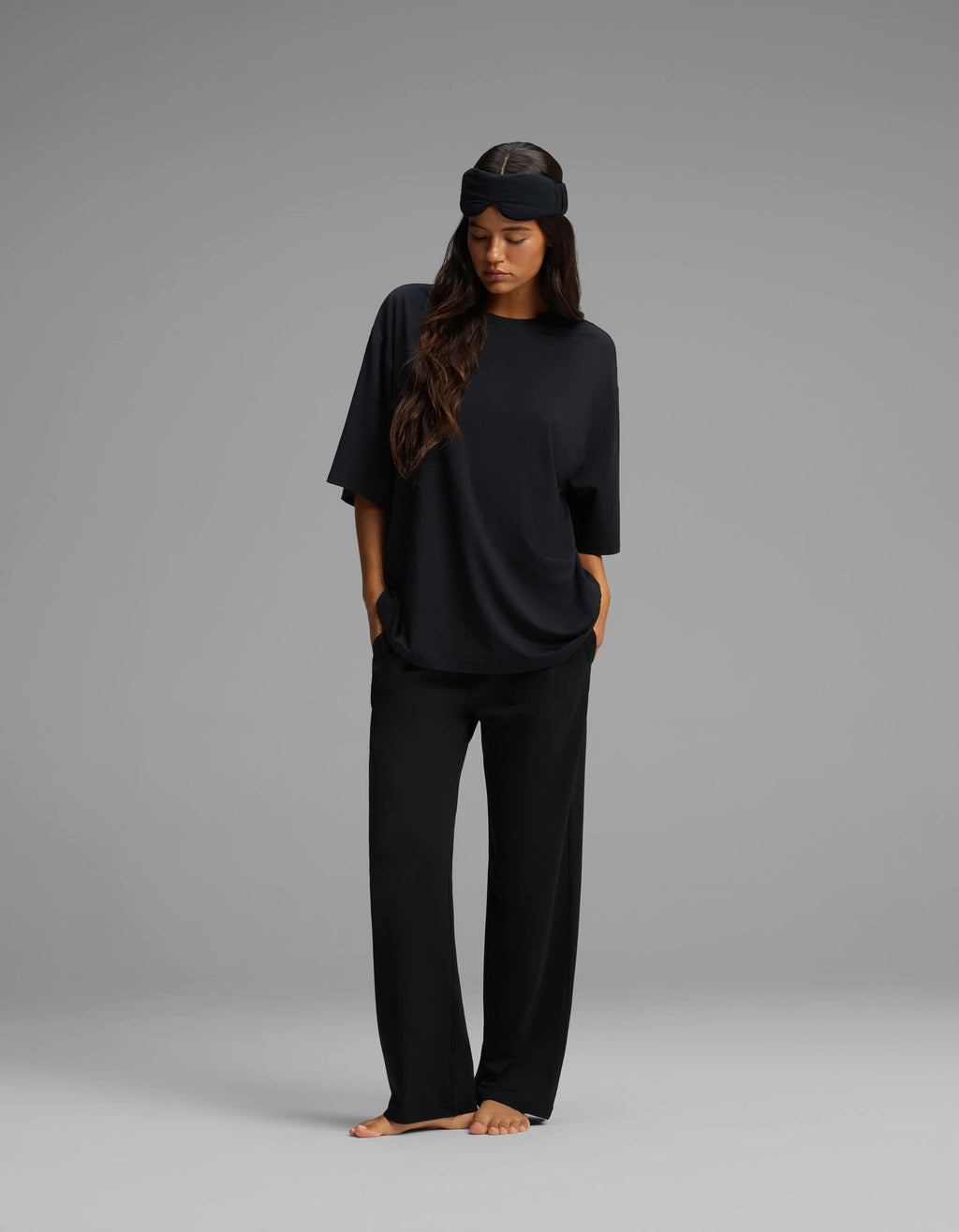 Women's First Layer Boyfriend Sleep Tee & Pajama Pant Set