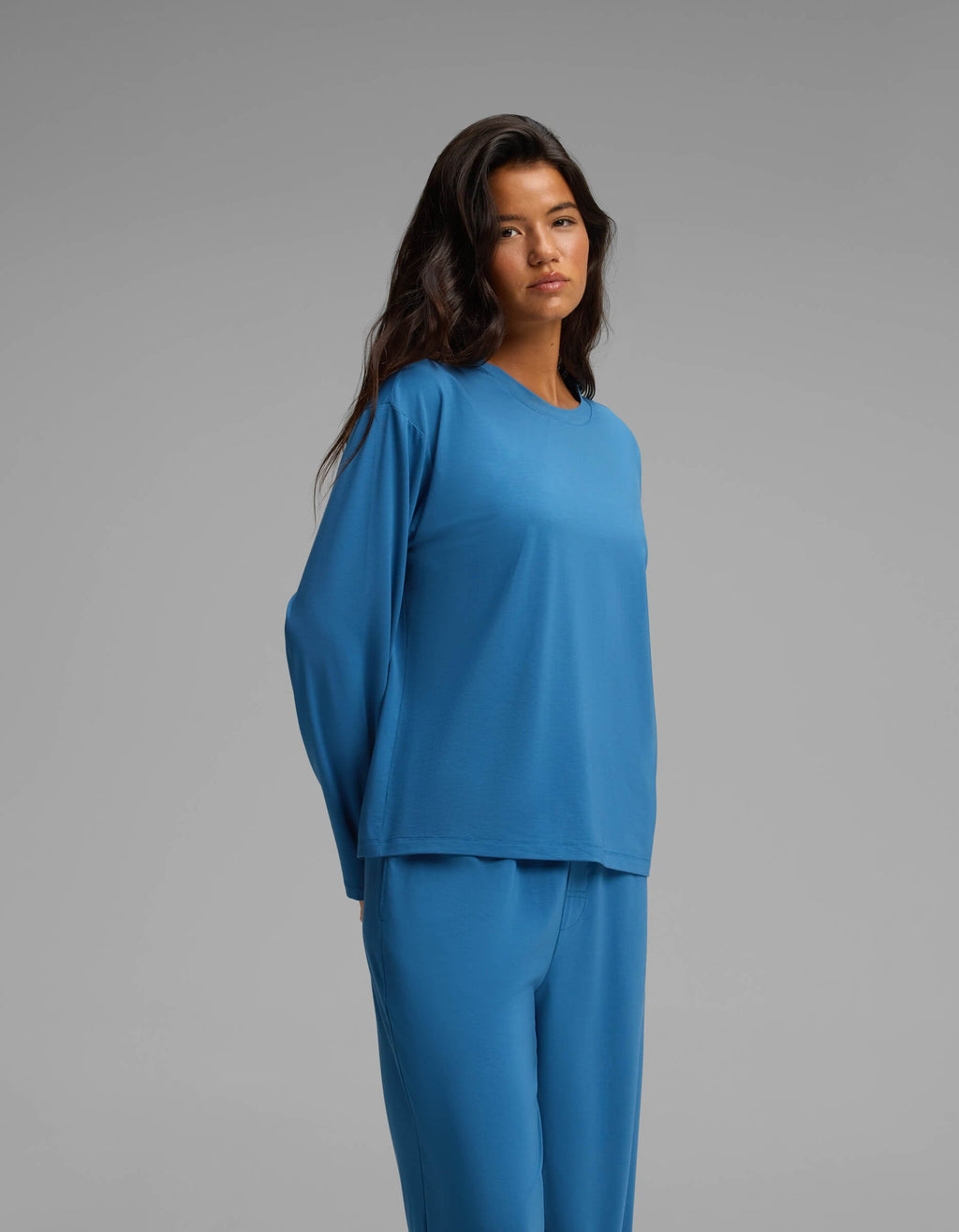 Women's First Layer Long Sleeve Sleep Tee & Pajama Pant Set