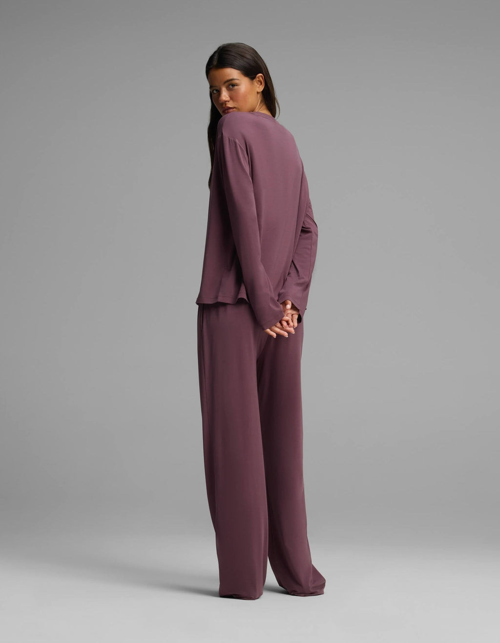 Women's First Layer Long Sleeve Sleep Tee & Pajama Pant Set