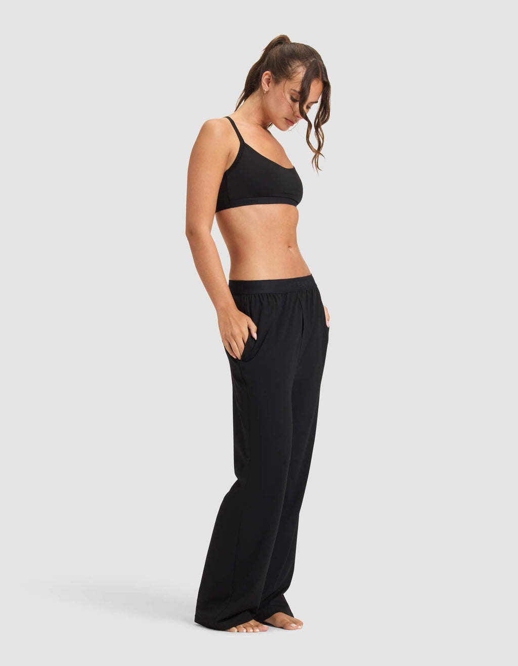 Women's First Layer Pajama Soft Bra & Pajama Pant Set