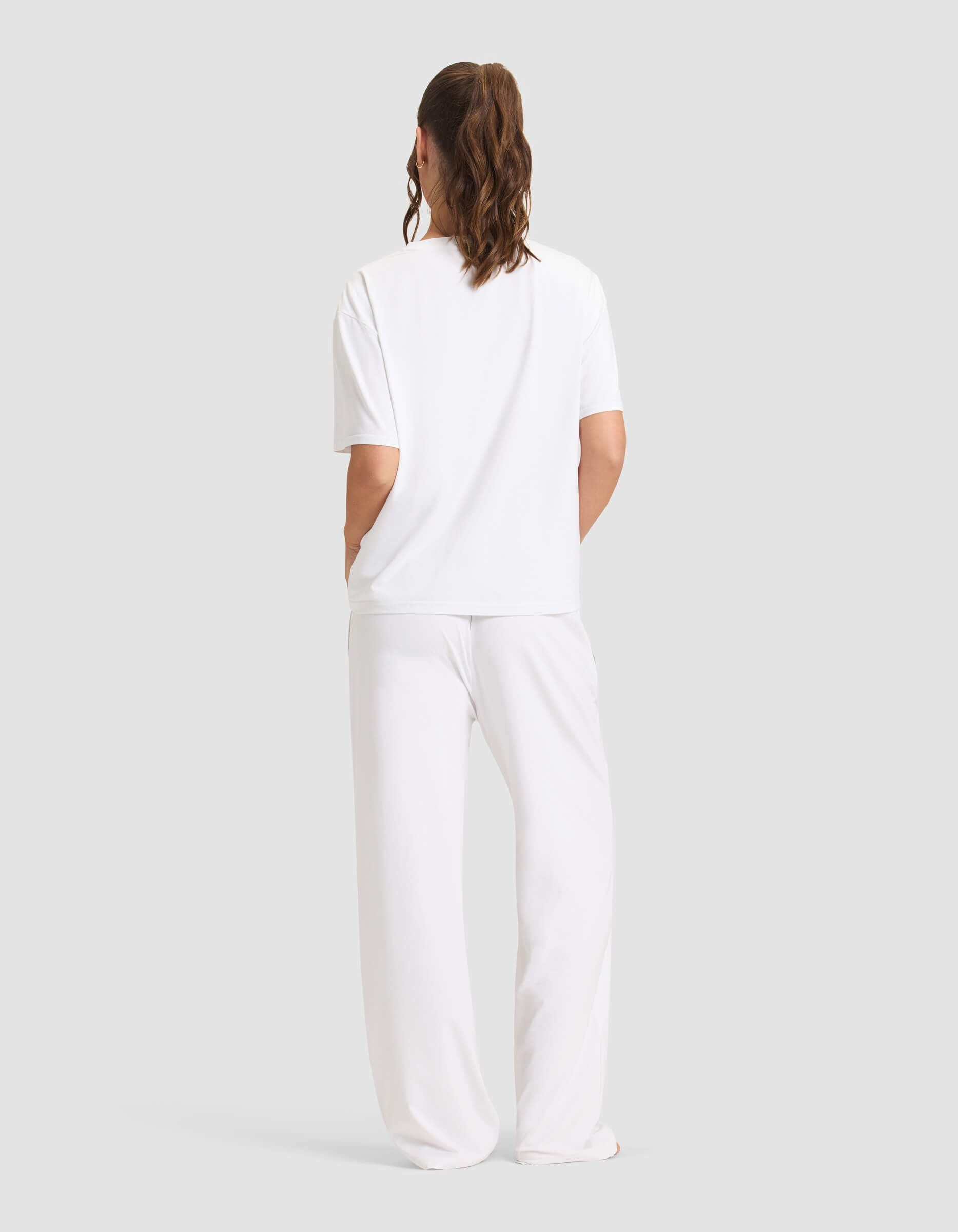 Women's First Layer Pajama Short Sleeve Tee & Pajama Pant Set
