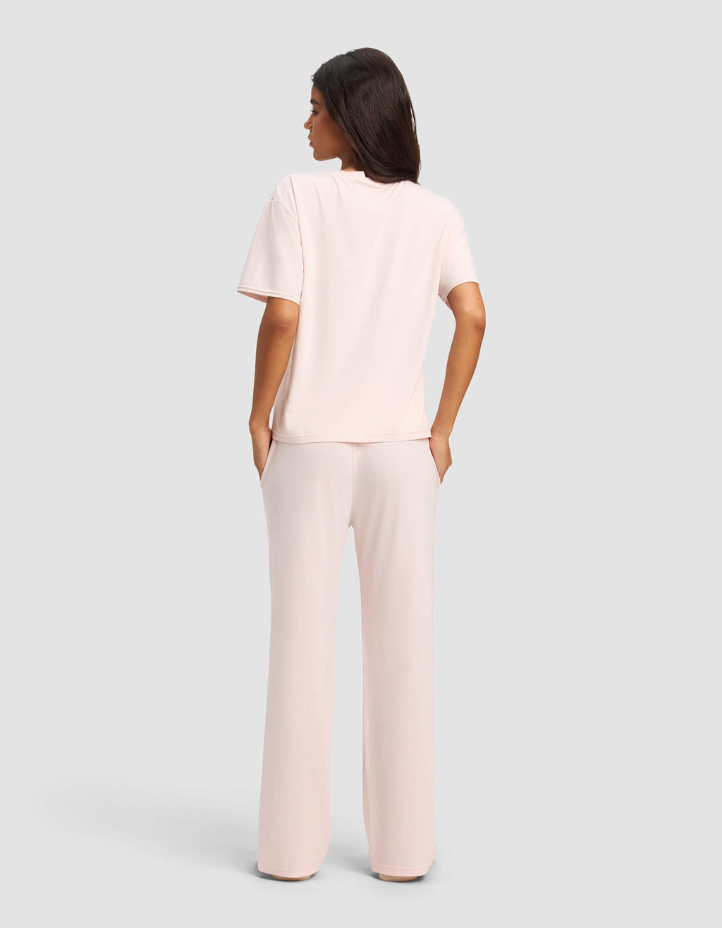Women's First Layer Pajama Short Sleeve Tee & Pajama Pant Set