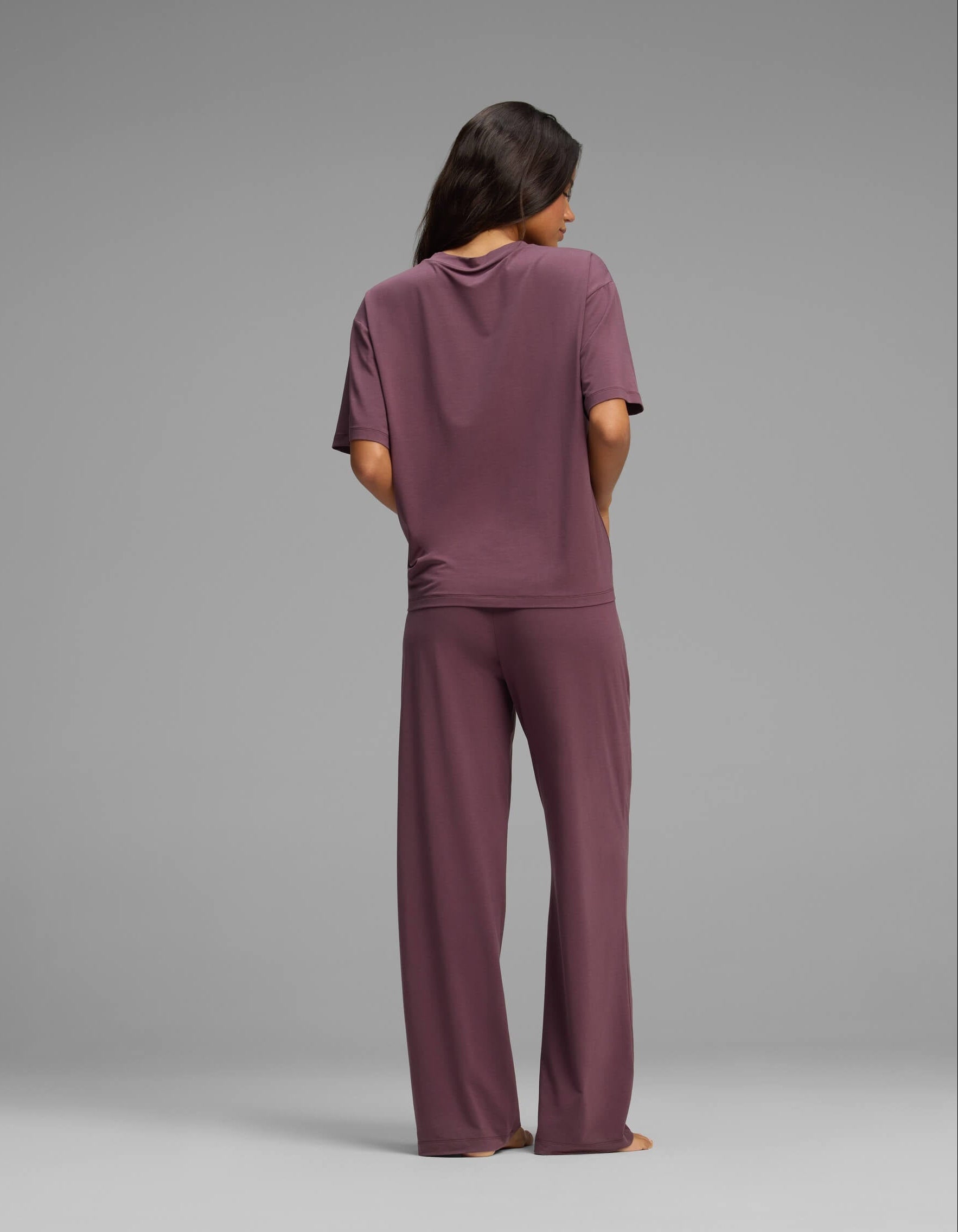 Women's First Layer Pajama Short Sleeve Tee & Pajama Pant Set