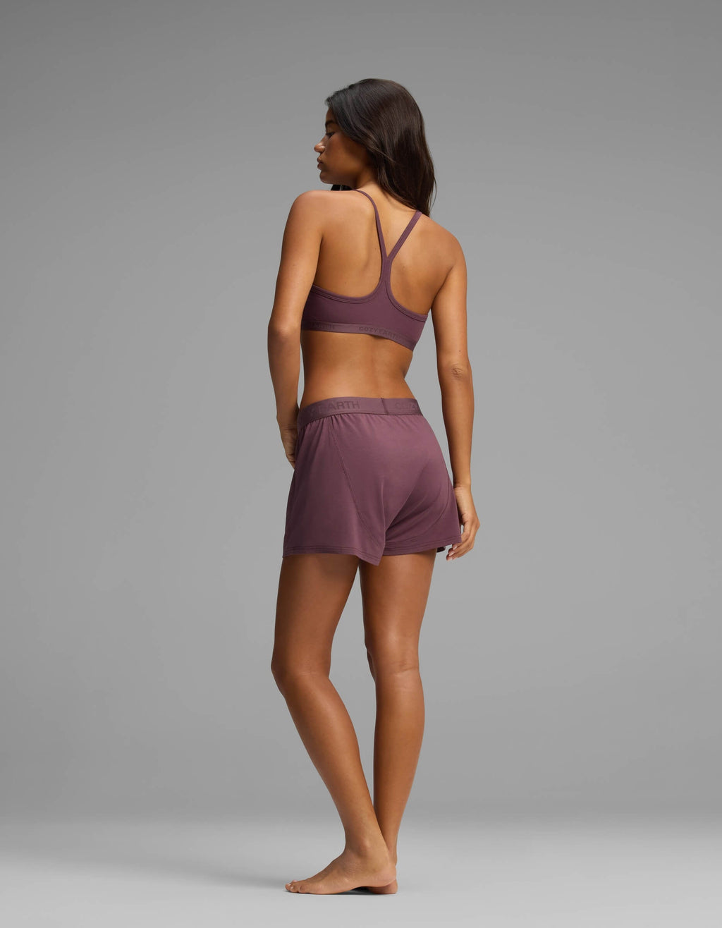 Women's First Layer Pajama Soft Bra & Boxer Short Set
