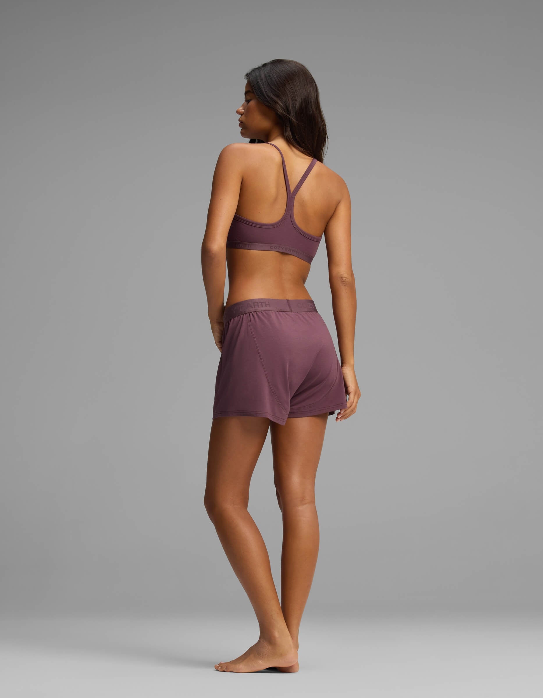 Women's First Layer Pajama Soft Bra & Boxer Short Set