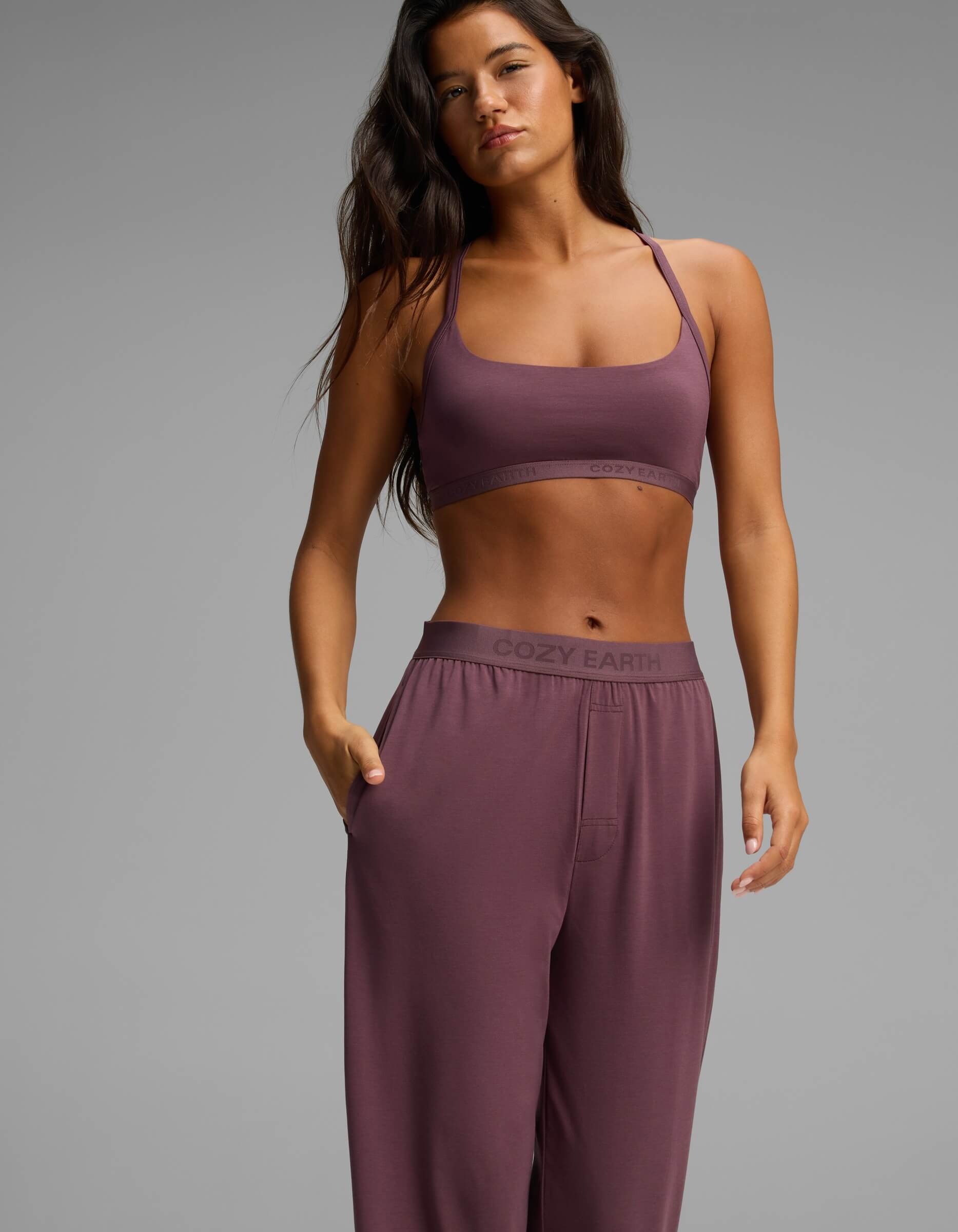 Women's First Layer Pajama Soft Bra & Pajama Pant Set