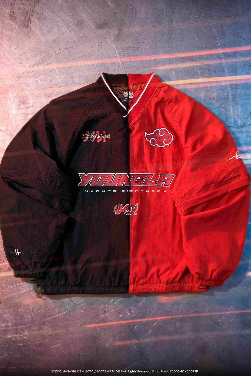 W5224 - Naruto Pullover Windbreaker