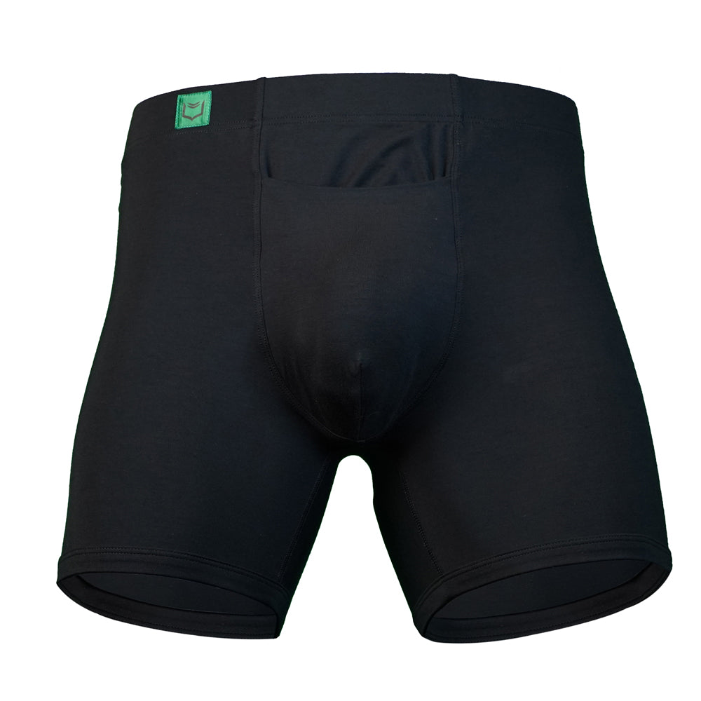 SHEATH 3.21 Bamboo Men's Single Pouch Horizontal Fly Boxer Brief 5"