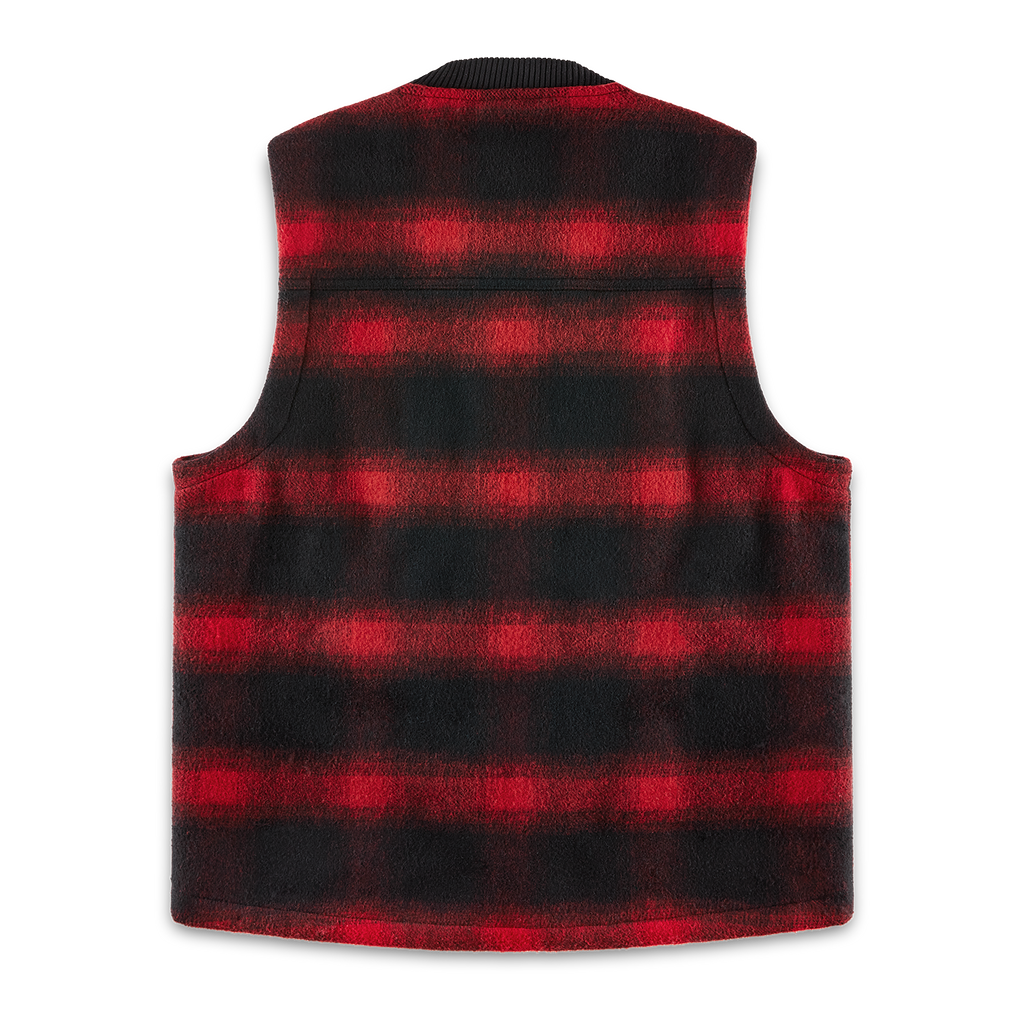 &SONS Kodiak Gilet Red Check