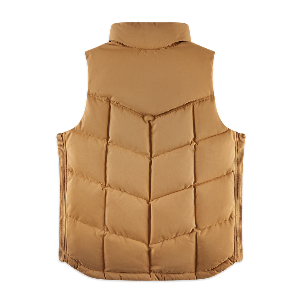 &SONS Forest Puffer Gilet Tan