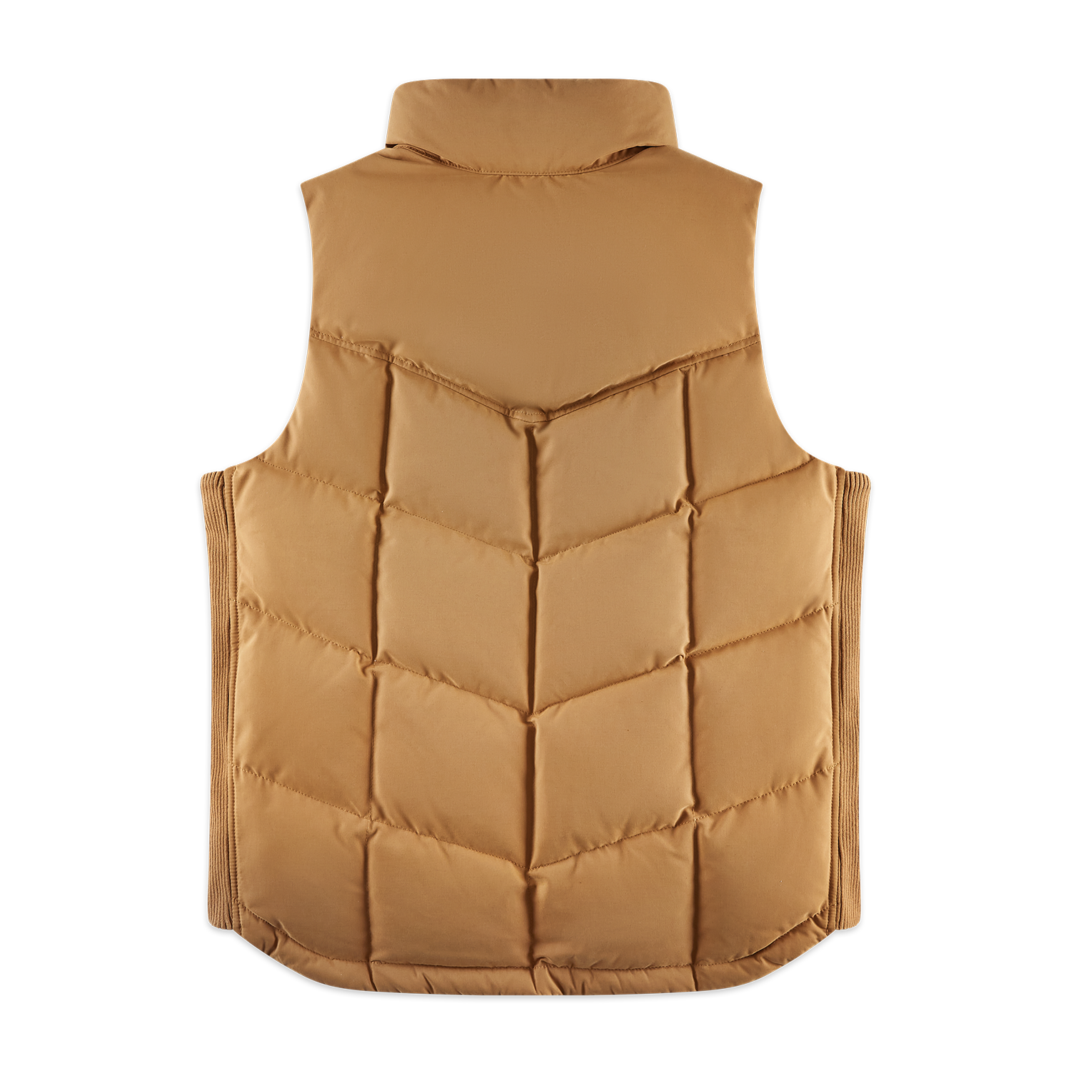 &SONS Forest Puffer Gilet Tan