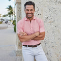 Featherweight Flex Polo Mandarin Micro Grid