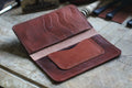 WM Leatherwork Collection - Premium Leather Field Notes Wallet