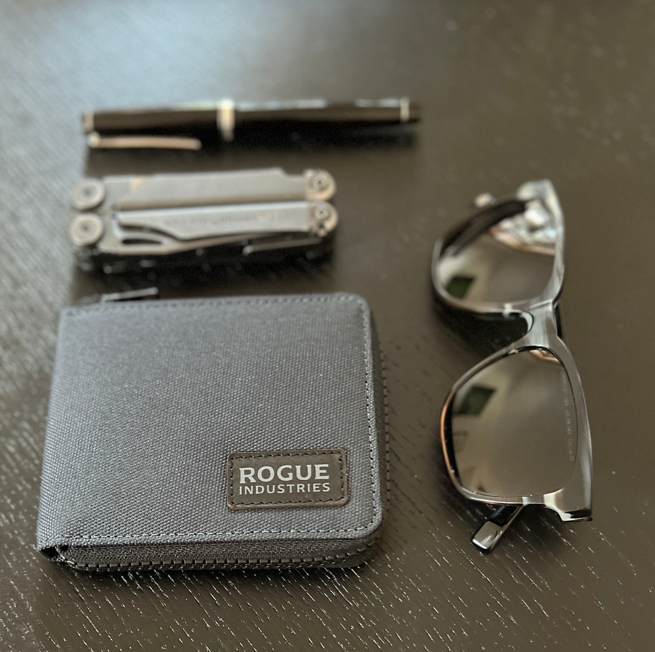 Nylon Zip Around Wallet