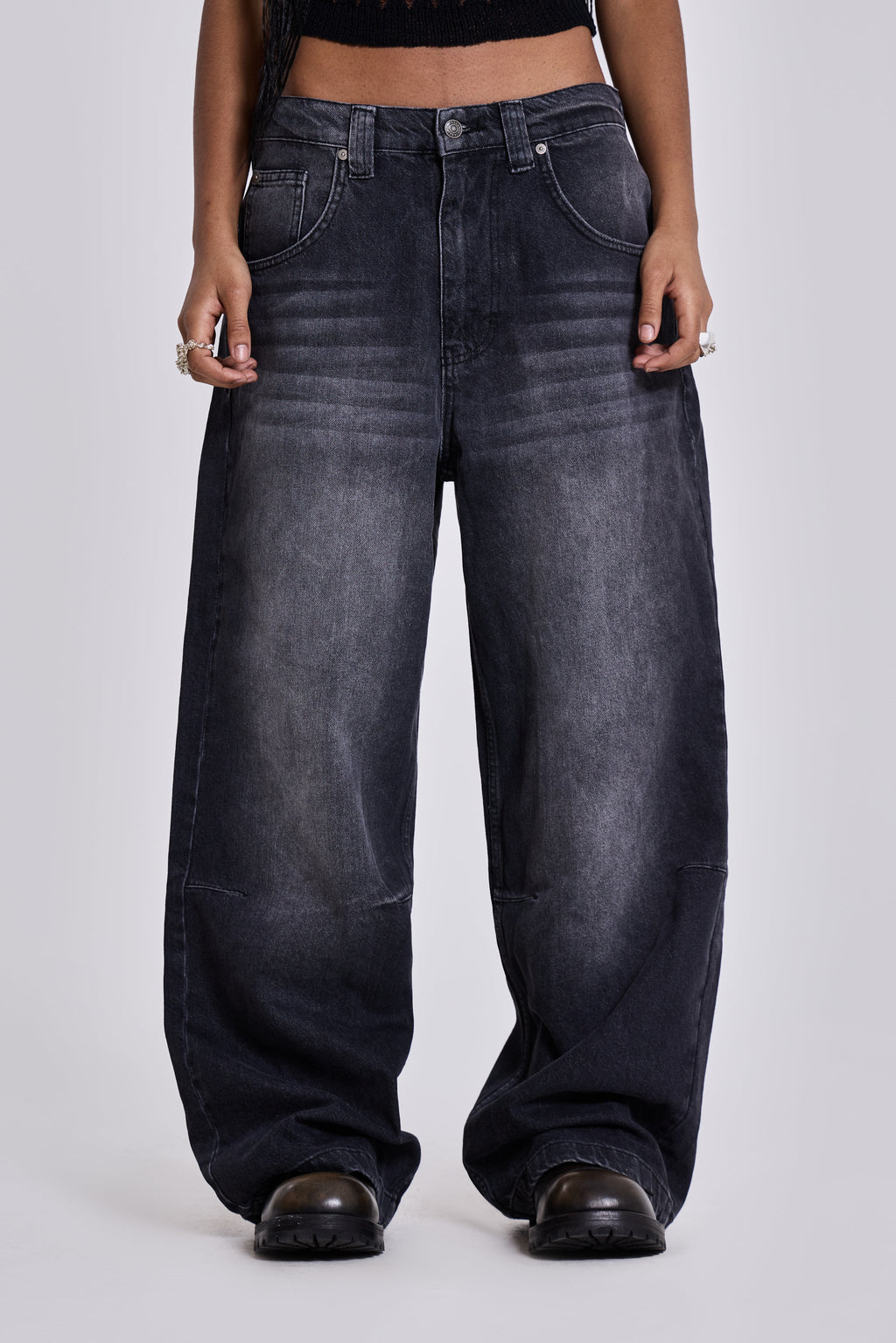 Washed Black Colossus Jeans