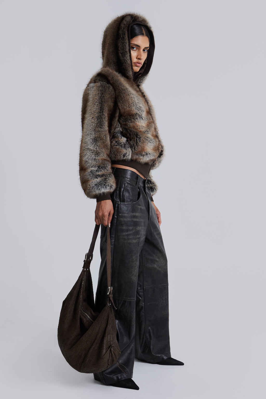 Ash Faux Leather Colossus Trousers