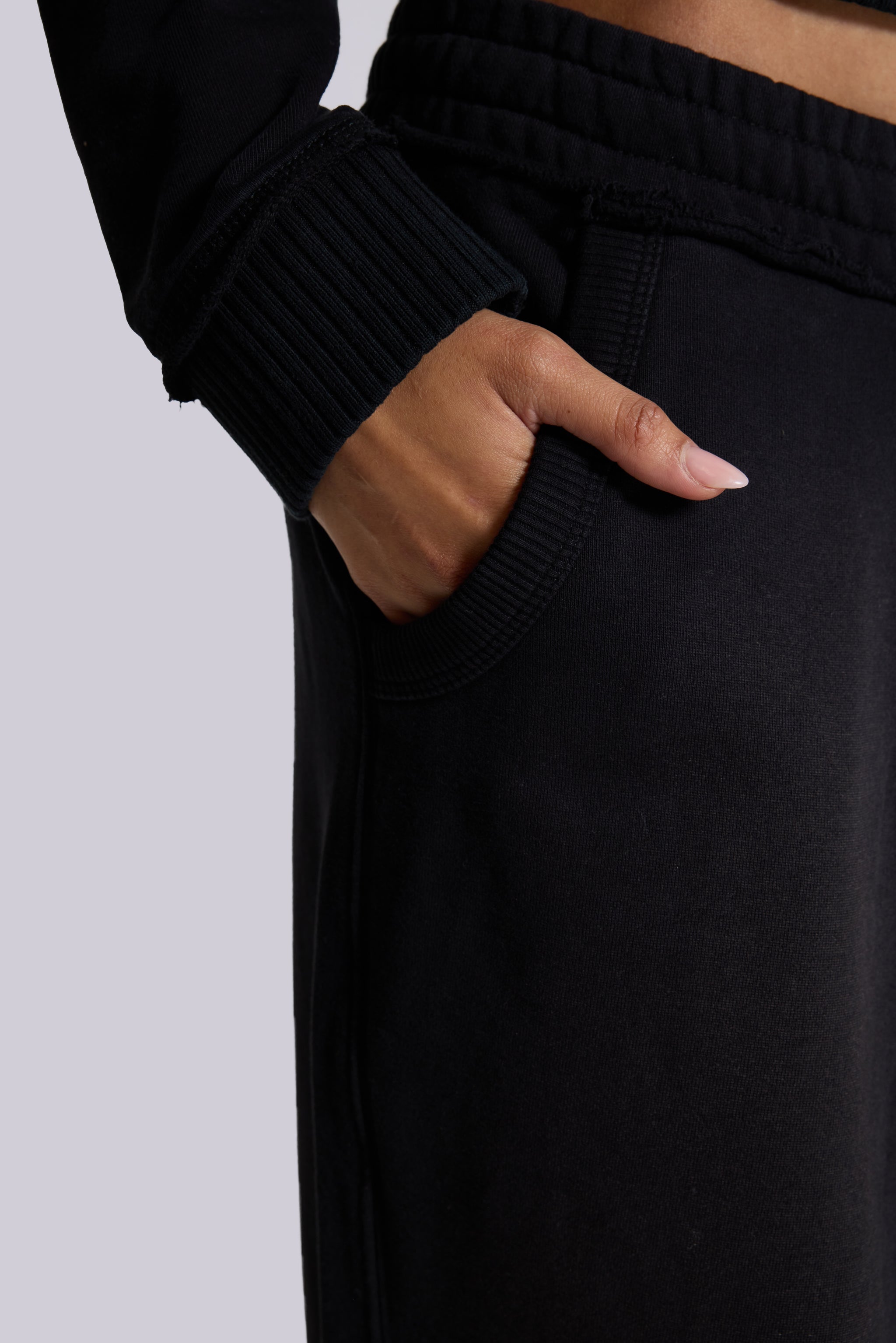Black Baggy Monster Joggers