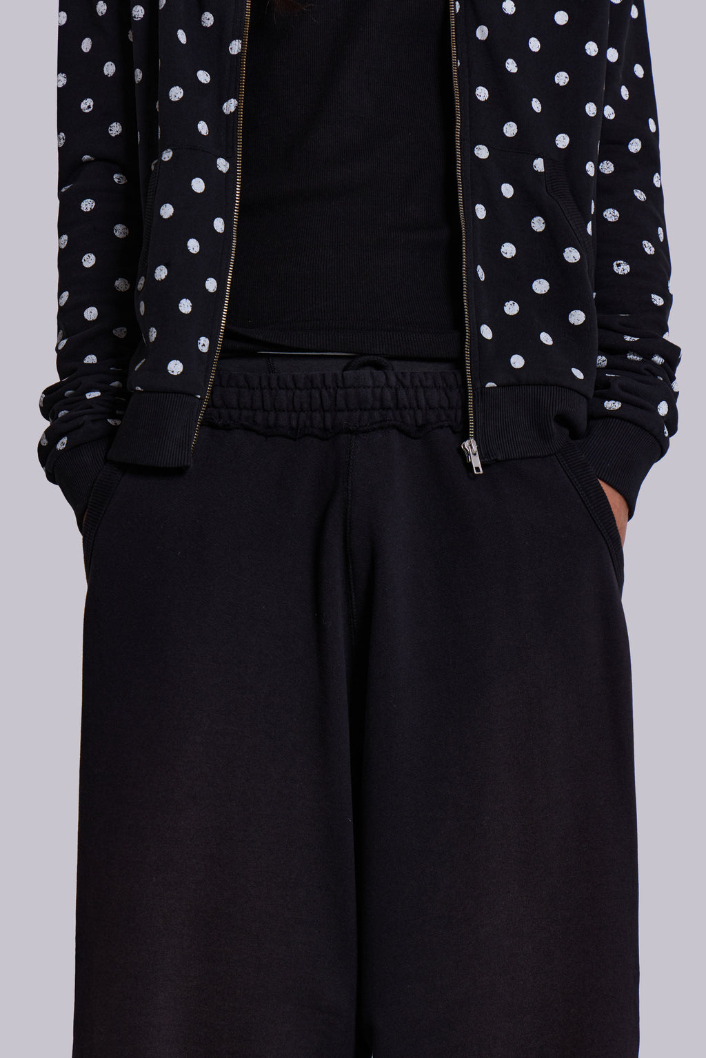 Black Baggy Monster Joggers