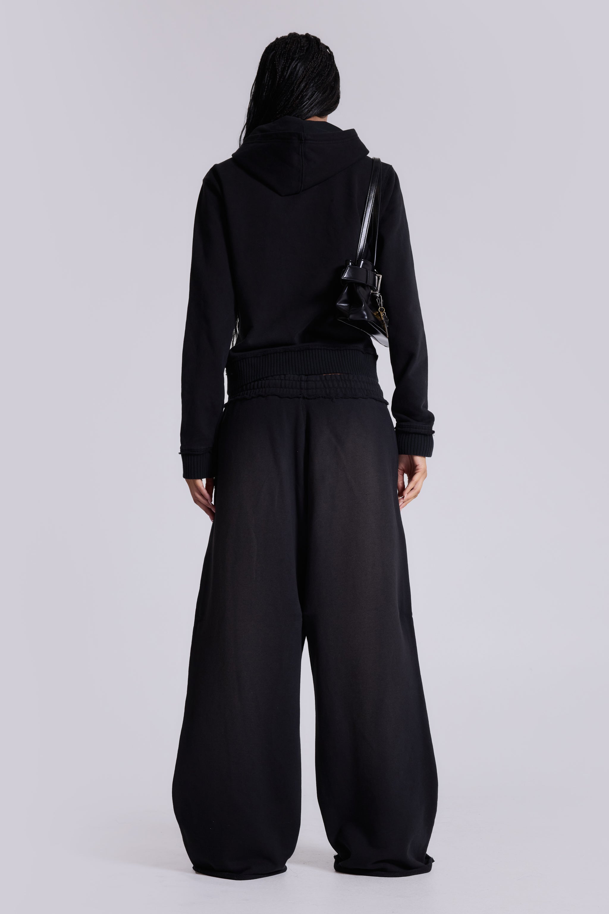 Black Baggy Monster Joggers
