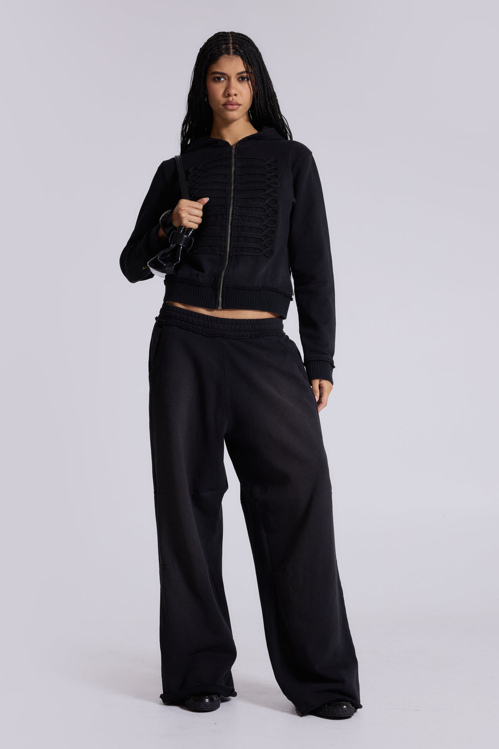 Black Baggy Monster Joggers