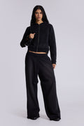 Black Baggy Monster Joggers